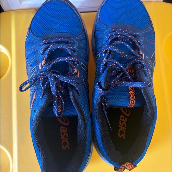 ASICS Gel Venture 7 Running Shoes - Blue and Orange-Mens size 9 main image 6